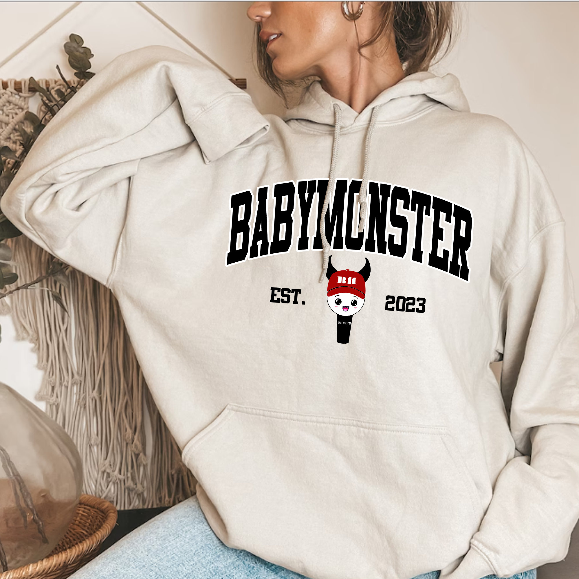 BABYMONSTER HELLOMONSTERS SWEAT HOODIE Official MD HOODIE