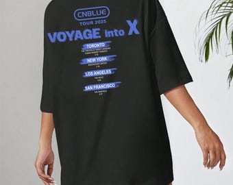 CNBLUE Voyage Into X Live Tour 2025 T-shirt, CNBLUE