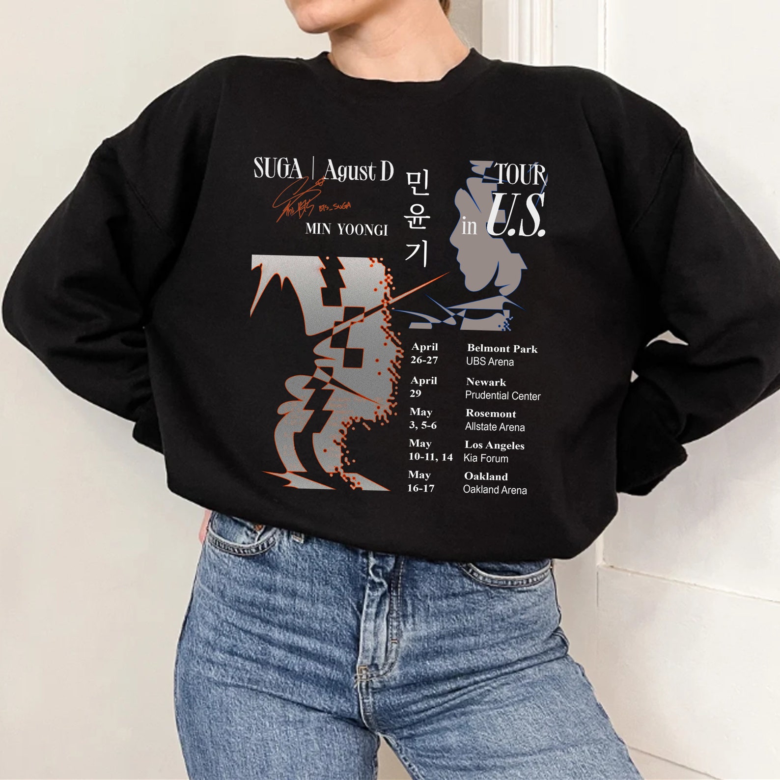 SUGA Agust D Tour Sweatshirt