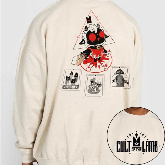 Cult of the Lamb Sweatshirt Cult of the Lamb Video Game 