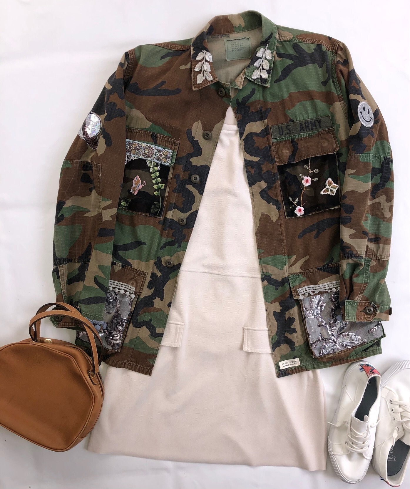 camo sequin jacket