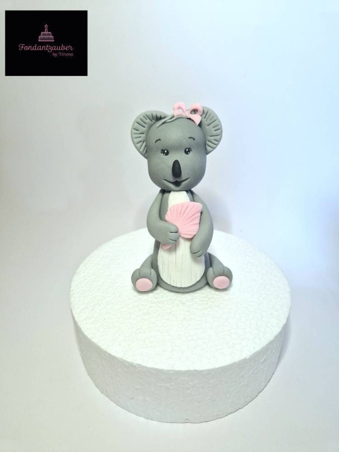 Koala Girl, Fondant Koala, Girl, Koala Bear, Cake Decoration, Birthday Cake, Birthday, Fondant
