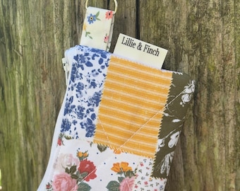 Boho Change Purse, zipper pouch, small card holder wallet, gift card holder, card wallet pouch, keychain pouch, Mini clutch wallet keychain