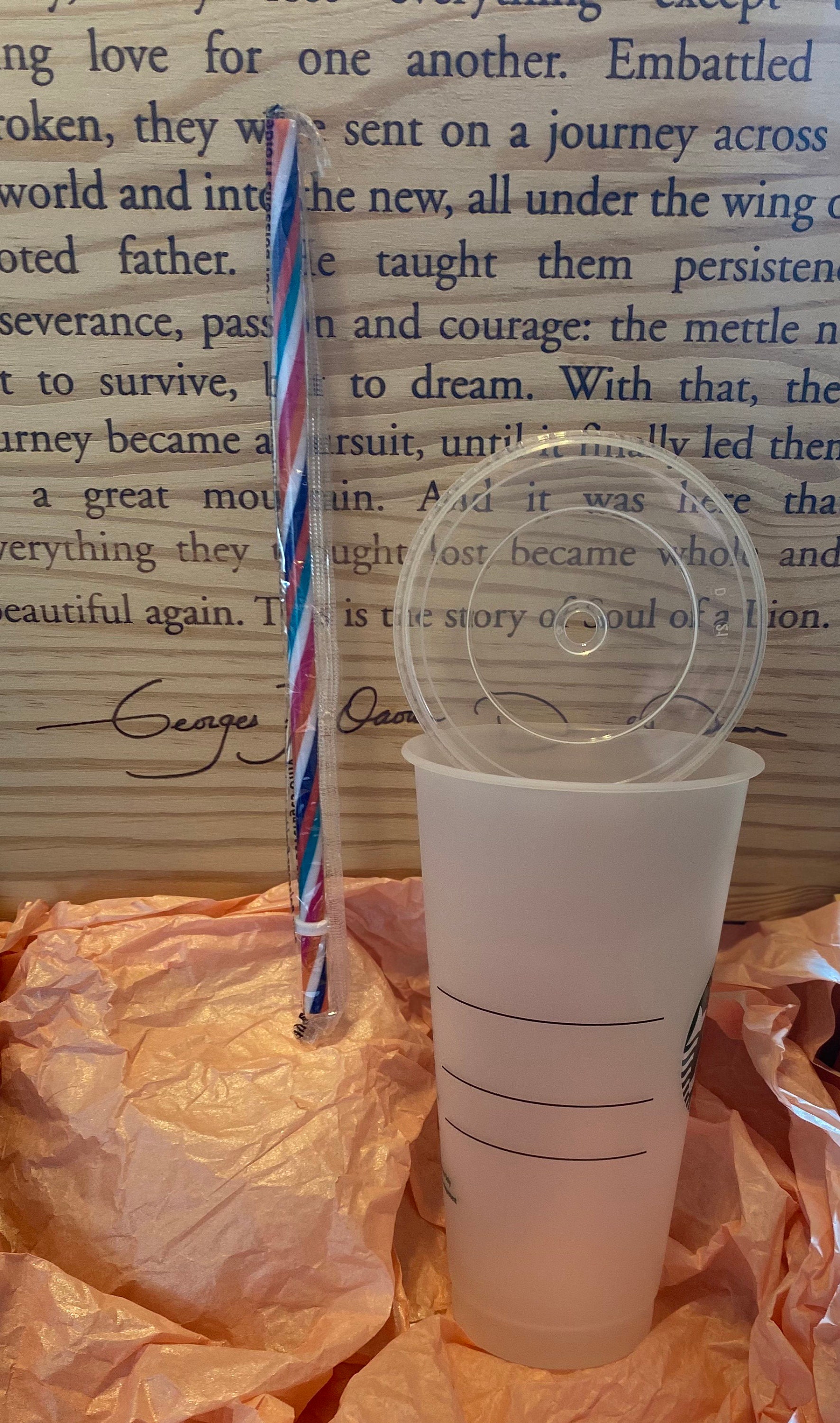 New Starbucks 2022 Mystery Color Changing Cold Cup 24oz Cold Cup