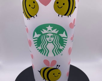 Bumble Bees Starbucks Cold Cup - Etsy