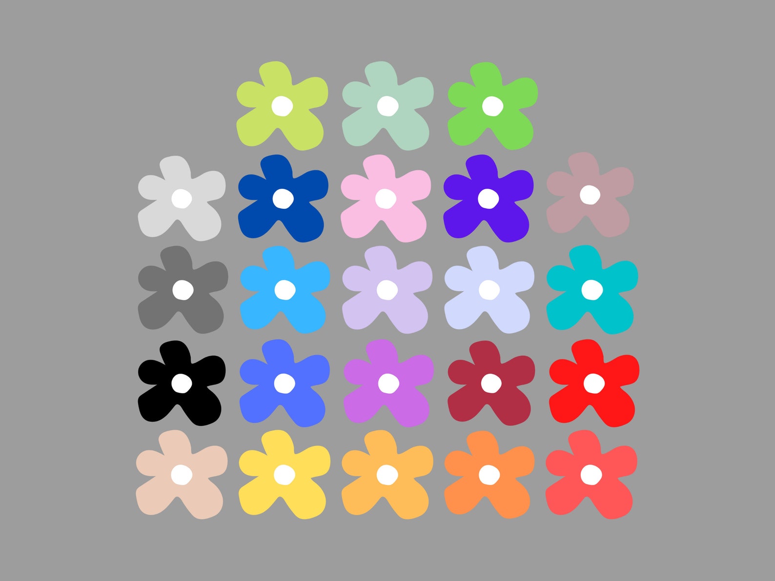 Desktop Folders PC Folder Icon Flower Folder Desktop Folder - Etsy