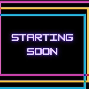 Animated Twitch Screen Animated Stream Screen Starting Soon | Etsy