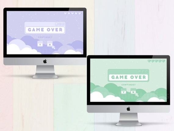 Desktop Wallpaper Kawaii PC Wallpaper Game Over Wallpaper - Etsy Australia Desktop Wallpaper Kawaii PC Wallpaper Game Over Wallpaper - Etsy Australia