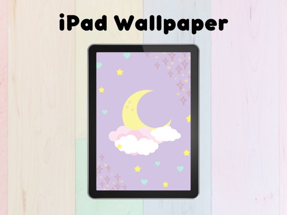 Ipad Wallpaper Kawaii Moon Wallpaper Pastel Ipad Wallpaper - Etsy Ipad Wallpaper Kawaii Moon Wallpaper Pastel Ipad Wallpaper - Etsy