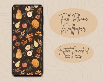 Phone Wallpaper, Aesthetic iPhone Wallpaper, Fall Wallpaper, Autumn Wallpaper, Thanksgiving Wallpaper, Pumpkin Spice wallpaper, Cute Phone