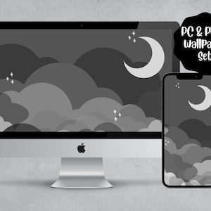 Gothic Black Cloud Wallpaper: Phone & PC Background (1920x1080 px)