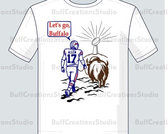 Buffalo Bills SVG File: Let's Go Buffalo Personal Use UK