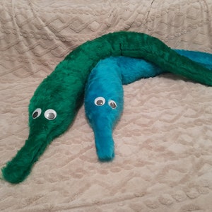 Giant Worm On String Plushie, 150cm, 5ft, Cuddly and Fluffy
