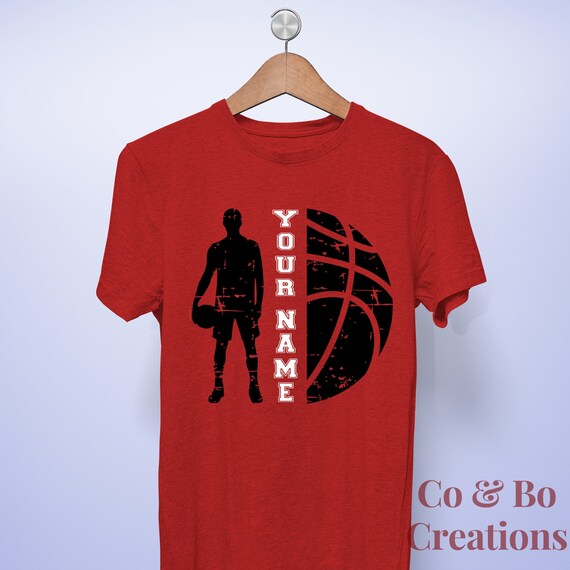Custom Sports Tshirt Front Back Name and Number Etsy