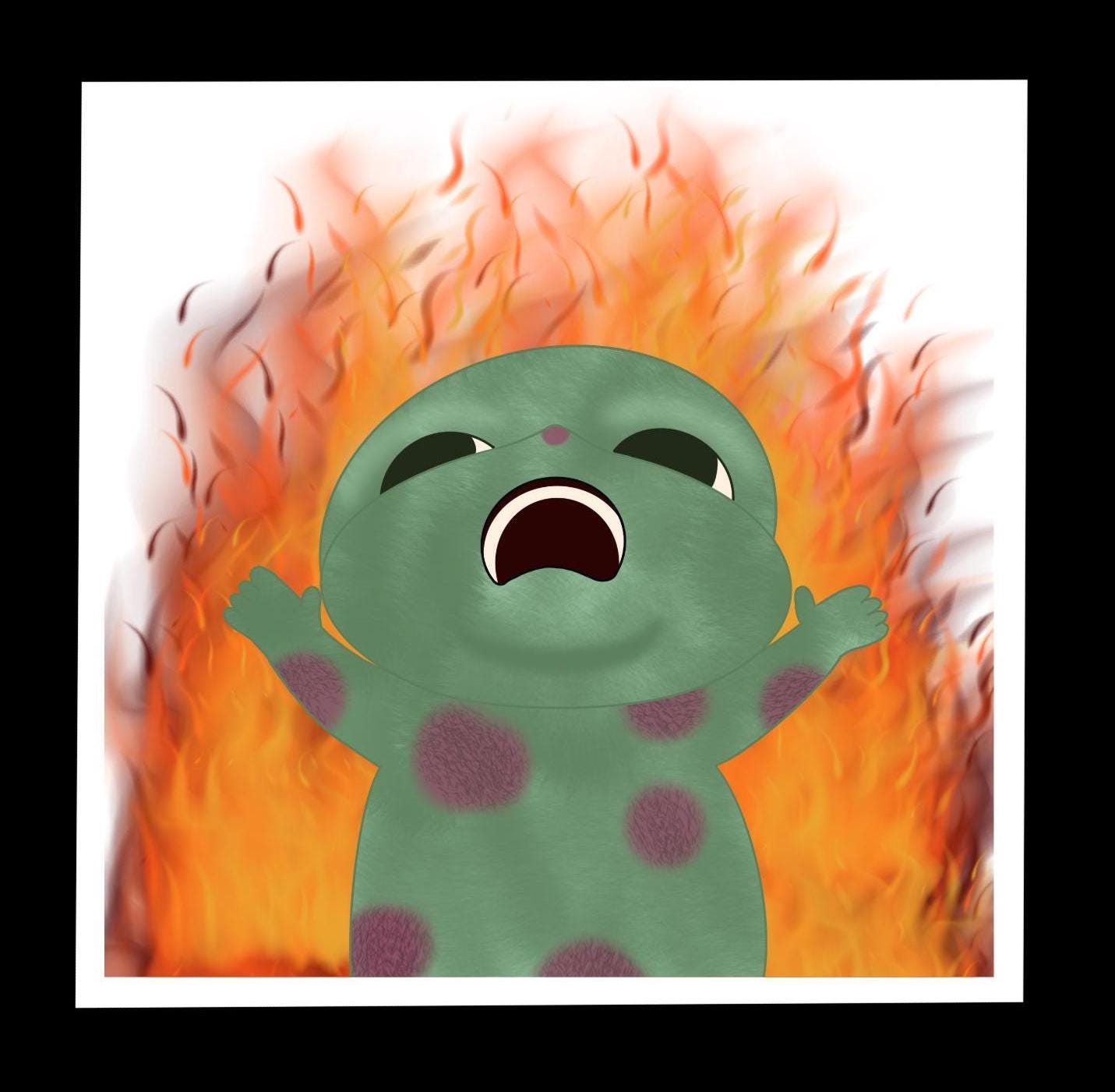 Bibble Rage | Viral Meme | Cute | Fire | Barbie | Spirit Animal - Etsy