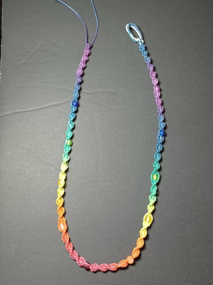 Fish Necklace Rainbow Prism Rainbow Rhinestones - Depop