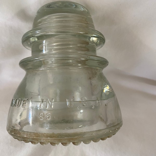 Rare Glass Insulator Etsy