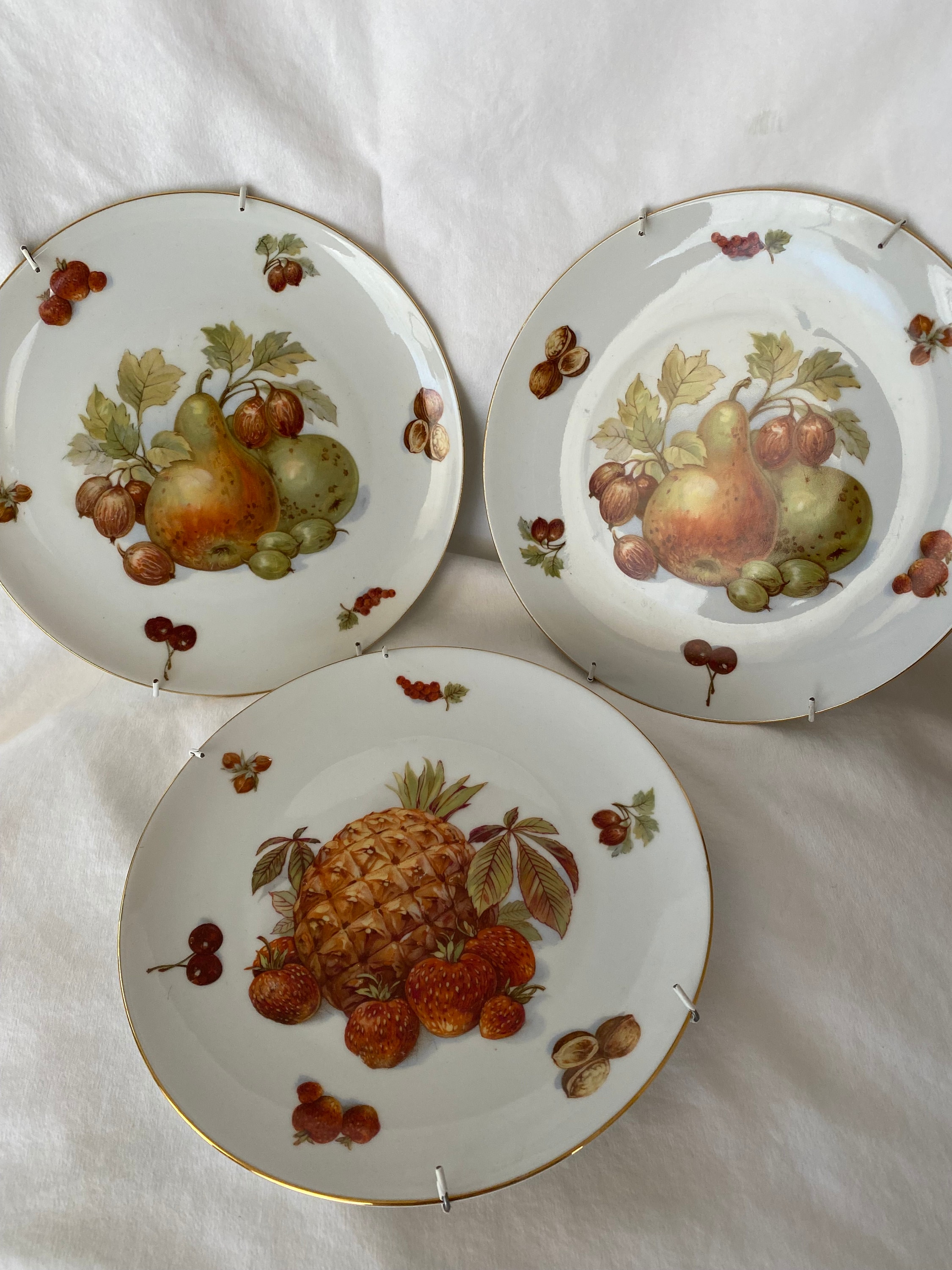 シューマンババリア　果物　フルーツ柄プレート　６枚セット シューマンババリア果物フルーツ柄プレート6枚セット