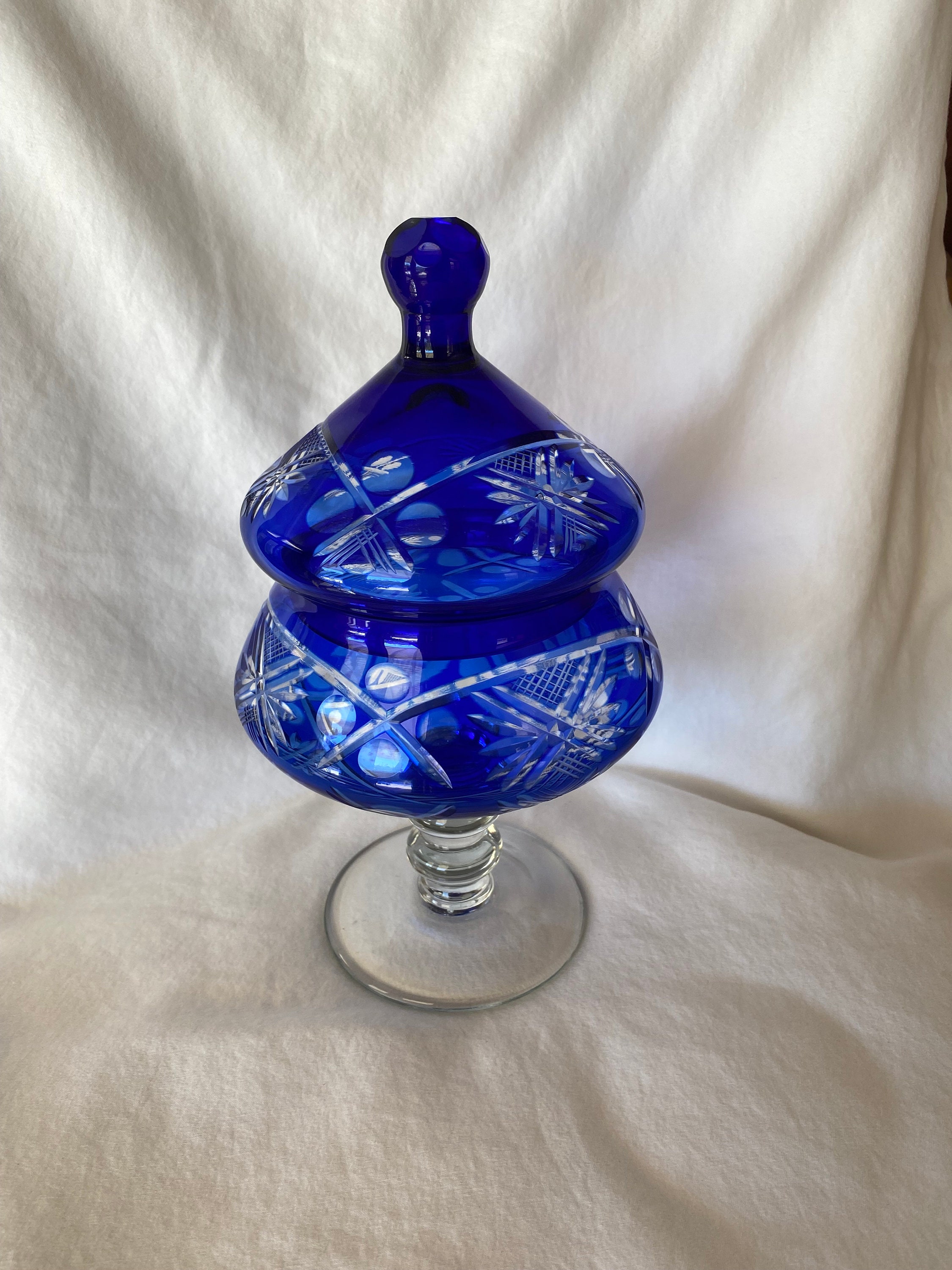 Cobalt blue 2025 candy dish