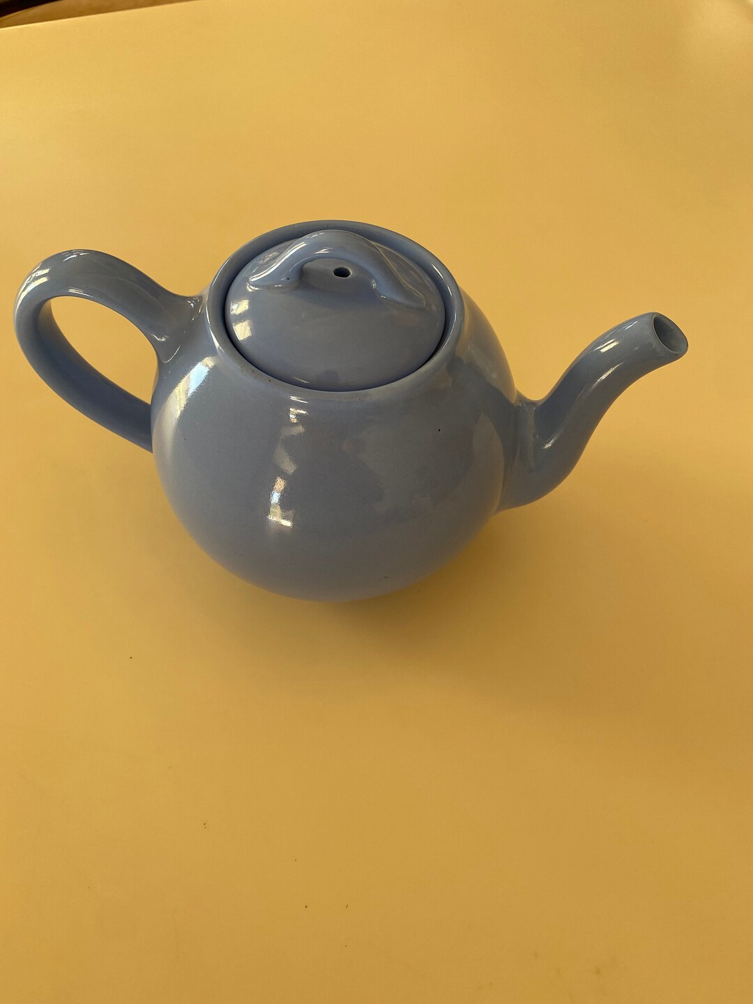 Vintage Lipton Light Blue Teapot Etsy