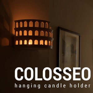 Colosseo Hanging Candle Holder | Wall Decor