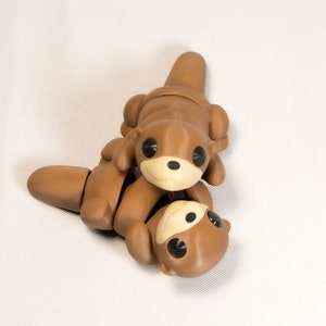 Baby Otter Keyring / Model