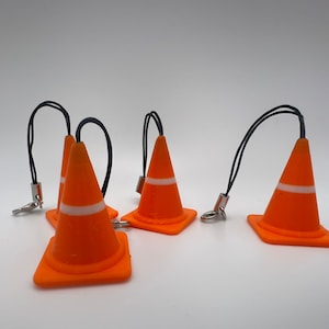 Sleutelhanger met verkeerskegel