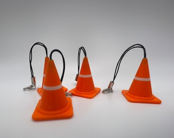 Sleutelhanger met verkeerskegel