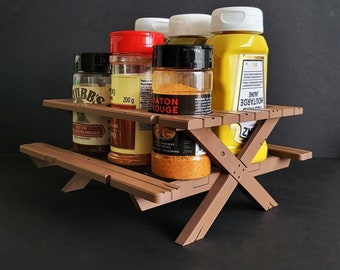 Picnic Table Condiment Holder