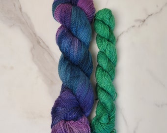 Conqueror of Demons / 100% BFL wool non-superwash with mini skein