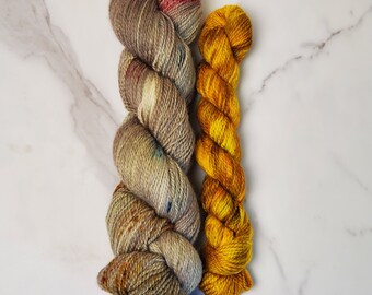 Unluckiest Adventurer / 100% BFL wool non-superwash with mini skein