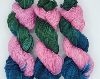 DK Weight, Superwash Merino Wool, Video Game Inspired, Hand Painted Yarn