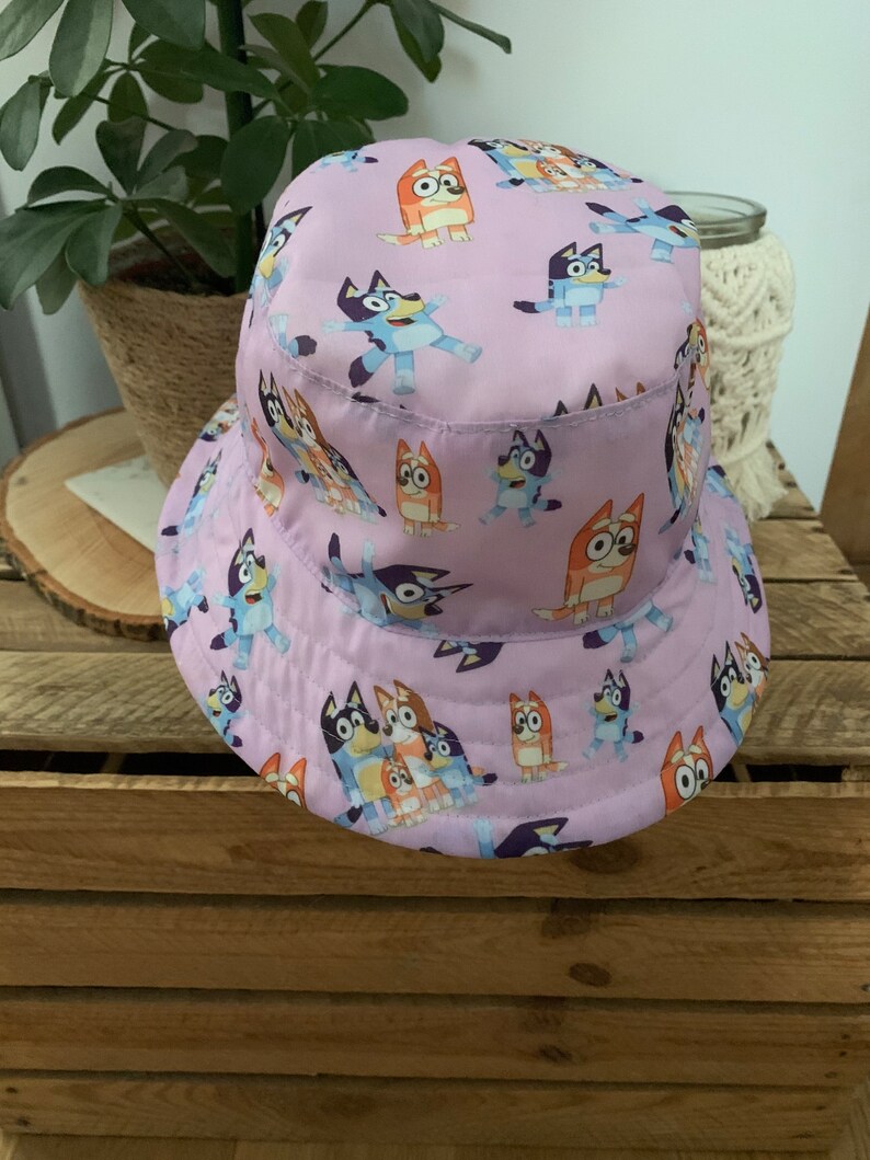 Bluey Character Childs Bucket Hat Etsy UK