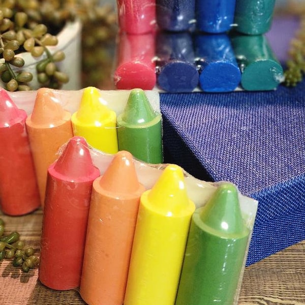 Children's Soap Crayons, Non Toxic, Fun Gift, Banana Scented, 2 color range options