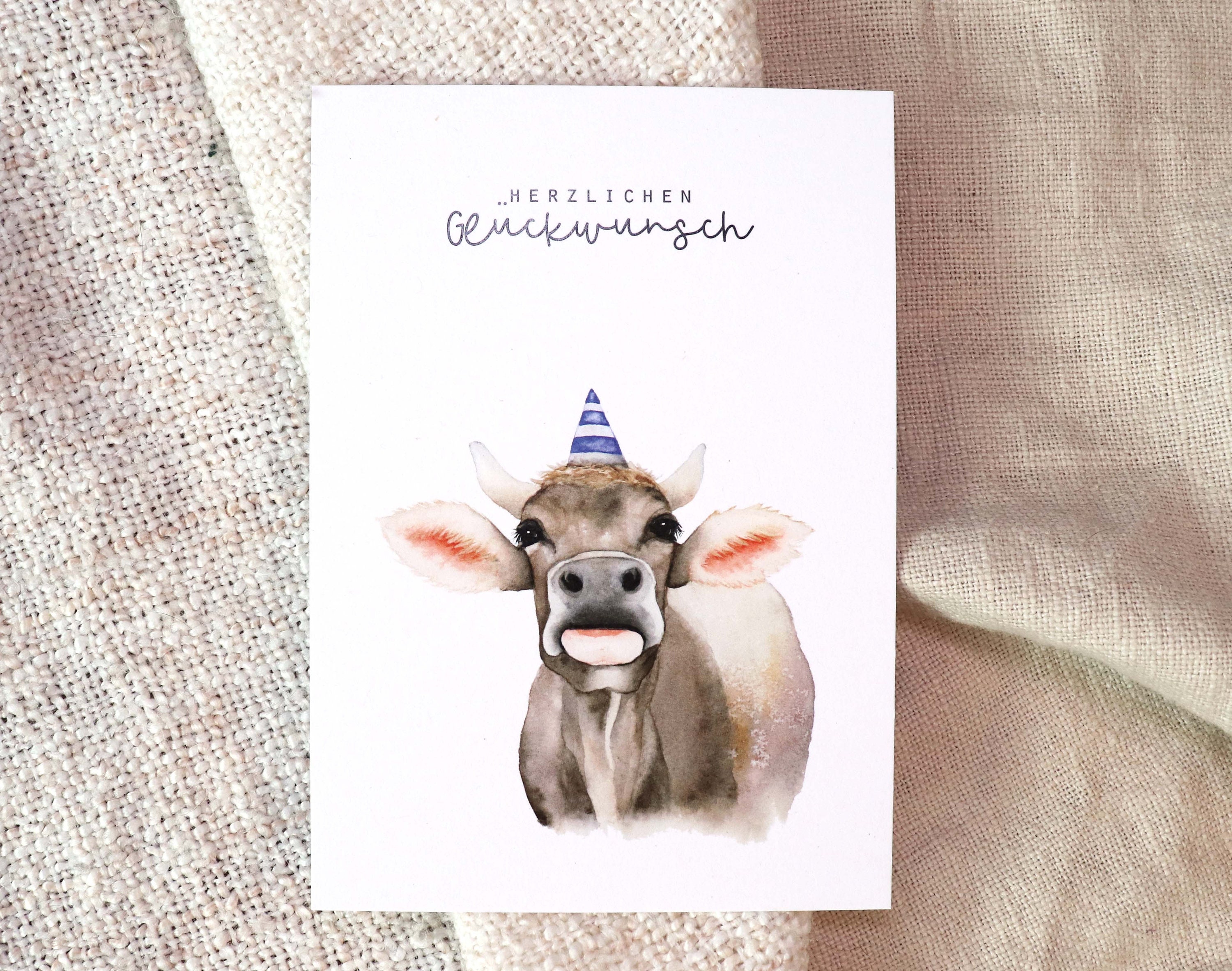 ausreichend Flugblatt Vermisst glückwünsche geburtstag kuh Regal Reich Krug