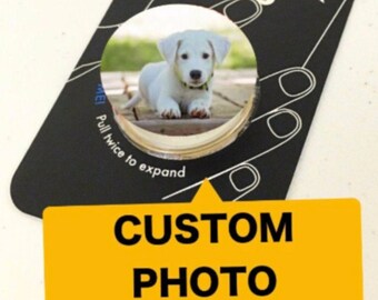 Soporte para teléfono Pop Socket personalizado con revestimiento de resina epoxi y tu imagen