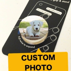 Custom pop socket authentic phone grip epoxy resin coating personalized pop socket with your image swappable