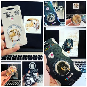 Custom Pop Socket Phone Grip Epoxy Resin Coating Personalized Pop ...