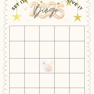 Carte de bingo sur les manifestations et les intentions