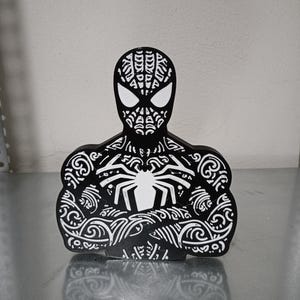 Spiderman Logo Sign - Epic Gaming Decor, 3D Printed Spiderman Headset Holder