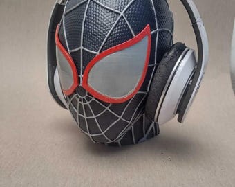 マーベル スパイダーマンヴェノム ヘッドフォンスタンド スパイダーマン ヴェノム ヘッドホンスタンドヘッド、ヘッドホン
