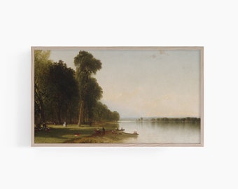 Samsung Frame TV Art | Landscape Frame TV Art | Vintage Frame TV Art | Summer Frame tv Art | Lake Frame tv Art | John Frederick Kensett