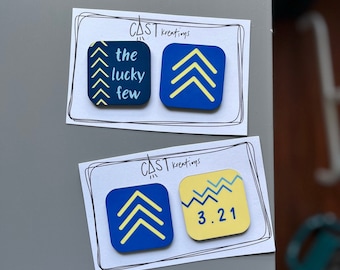 The Lucky Few Magnets Pack of 2, The Lucky Few Gift, Fridge Magnets for Down Syndrome Advocacy, Down Syndrome Mom Gift