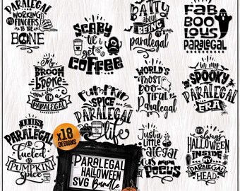 Paralegal SVG, Halloween PNG Bundle, Legal Assistant Appreciation Gift, Shirt Svg, Law School Student Graduation Gift, Sublimation Design