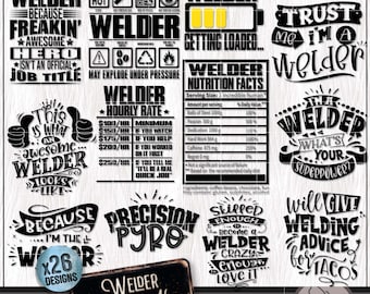 Schweißer SVG Bundle, Schweißer Shirt SVG PNG, Schweißannäherungsgeschenk, Schweißer Tumbler Png, Schweißer AufkleberSvg Clipart, Cricut Schnitt digitale Datei
