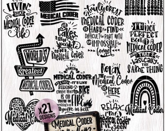 Medical Coder SVG, Sparkle SVG, Shirt SVG Png Bundle, Prezent z podziękowaniami, Tumbler Png, Naklejka Svg Clipart, Cricut Cut File, Sublimacja