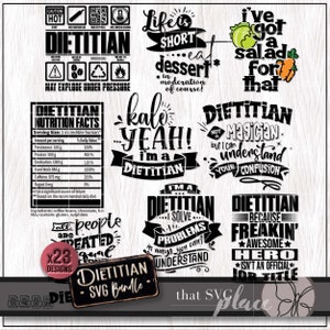 Bundle PNG diététiste SVG, SVG diététique, diététiste Svg, nutritionniste appréciation cadeaux Svg, cadeau étudiant collègue médical
