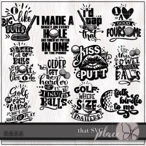 Golf SVG, Pacchetto SVG Golf Divertente, Pallina da Golf SVG, Golf Dad Svg, Golfista Svg, Citazione Golf Svg, File di taglio Cricut, File Svg Laser