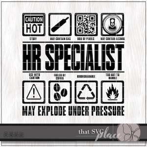 HR SVG, Recursos Humanos Svg Png, Engraçado HR Svg para presentes de apreciação de RH, Presente de colega de trabalho ou gerente, Sarcástico Svg, Download digital