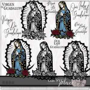 Maagd Maria SVG, Virgen de Guadalupe SVG, moeder Maria SVG, onze-lieve-vrouw van Guadalupe Svg, katholieke Svg,